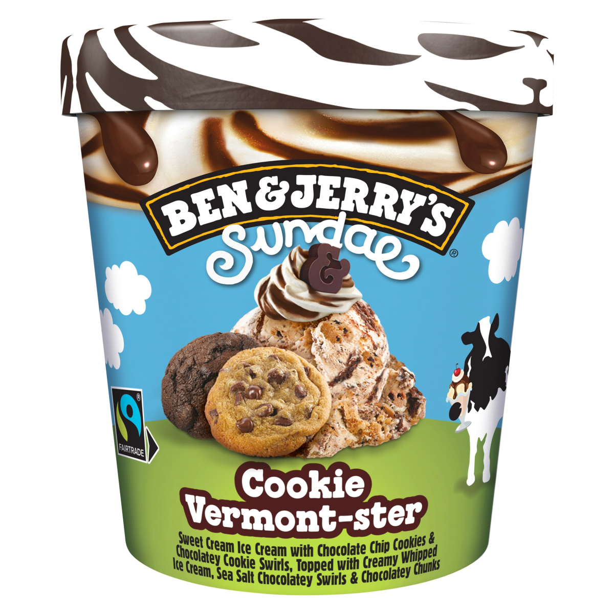 Ben & Jerry’s  Ice Cream Tub Cookie Vermont-ster Sundae 427 ml