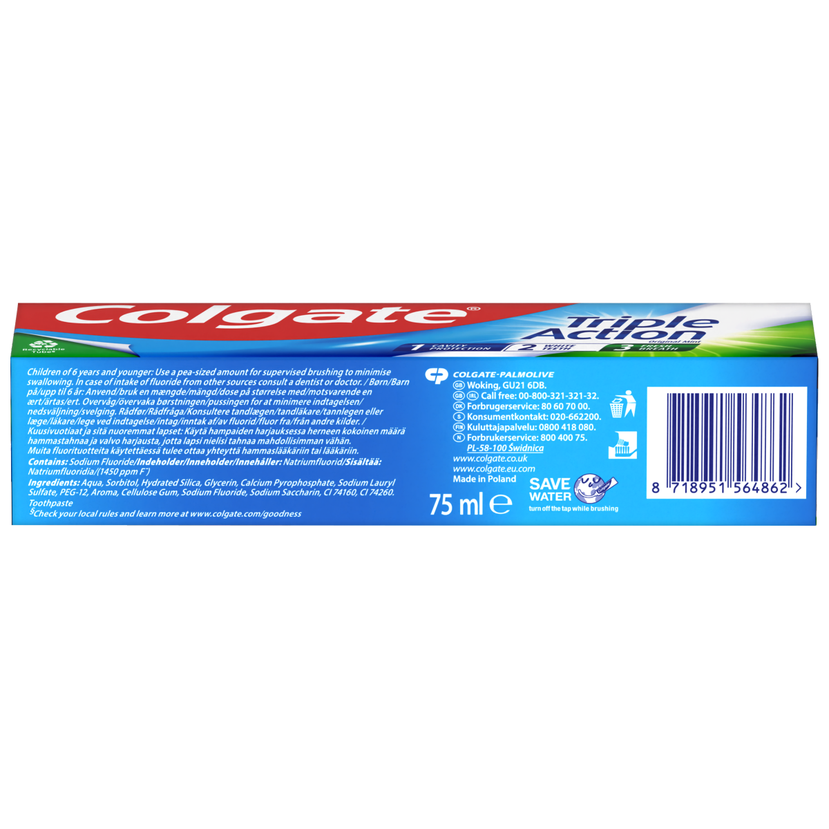 Colgate Triple Action Toothpaste 75ml