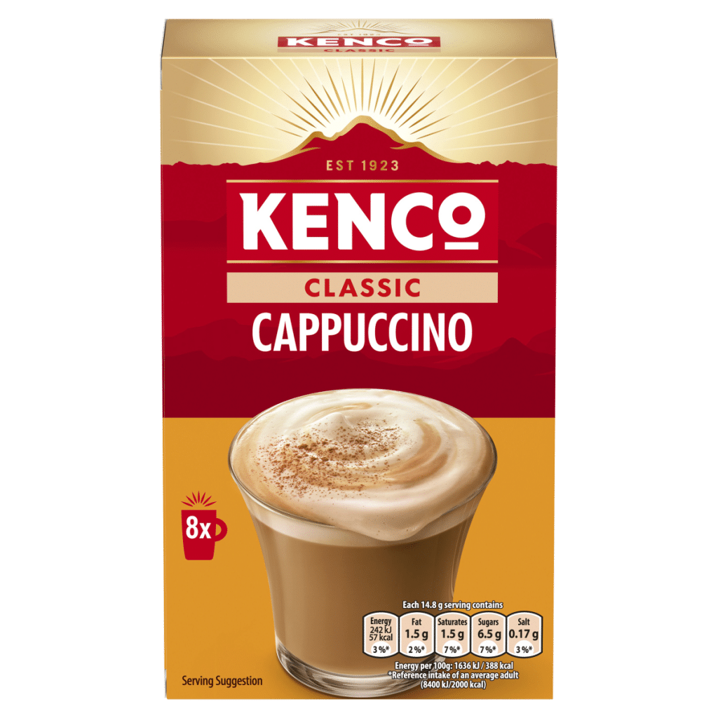 Kenco Classic Cappuccino 8 x 14.8g