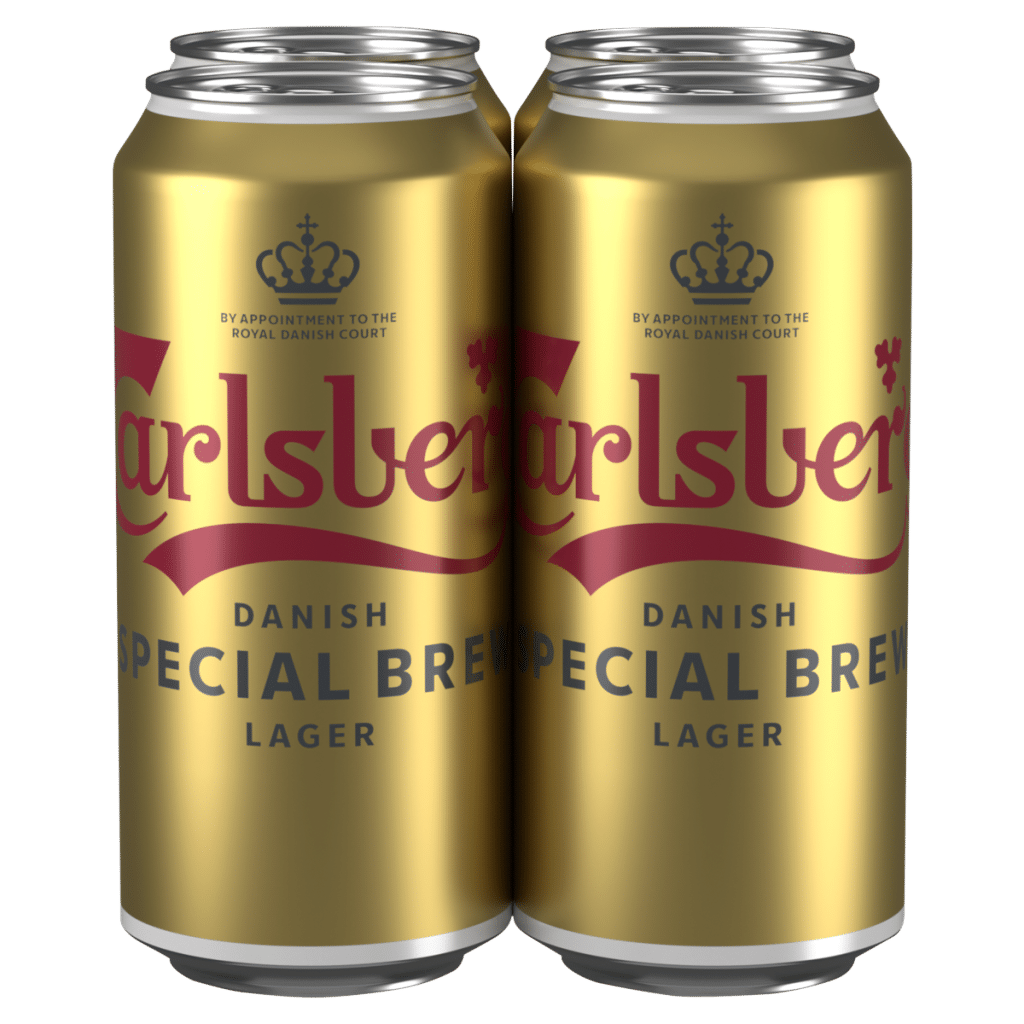 Carlsberg Special Brew Strong Lager Beer 4 x 440ml Cans