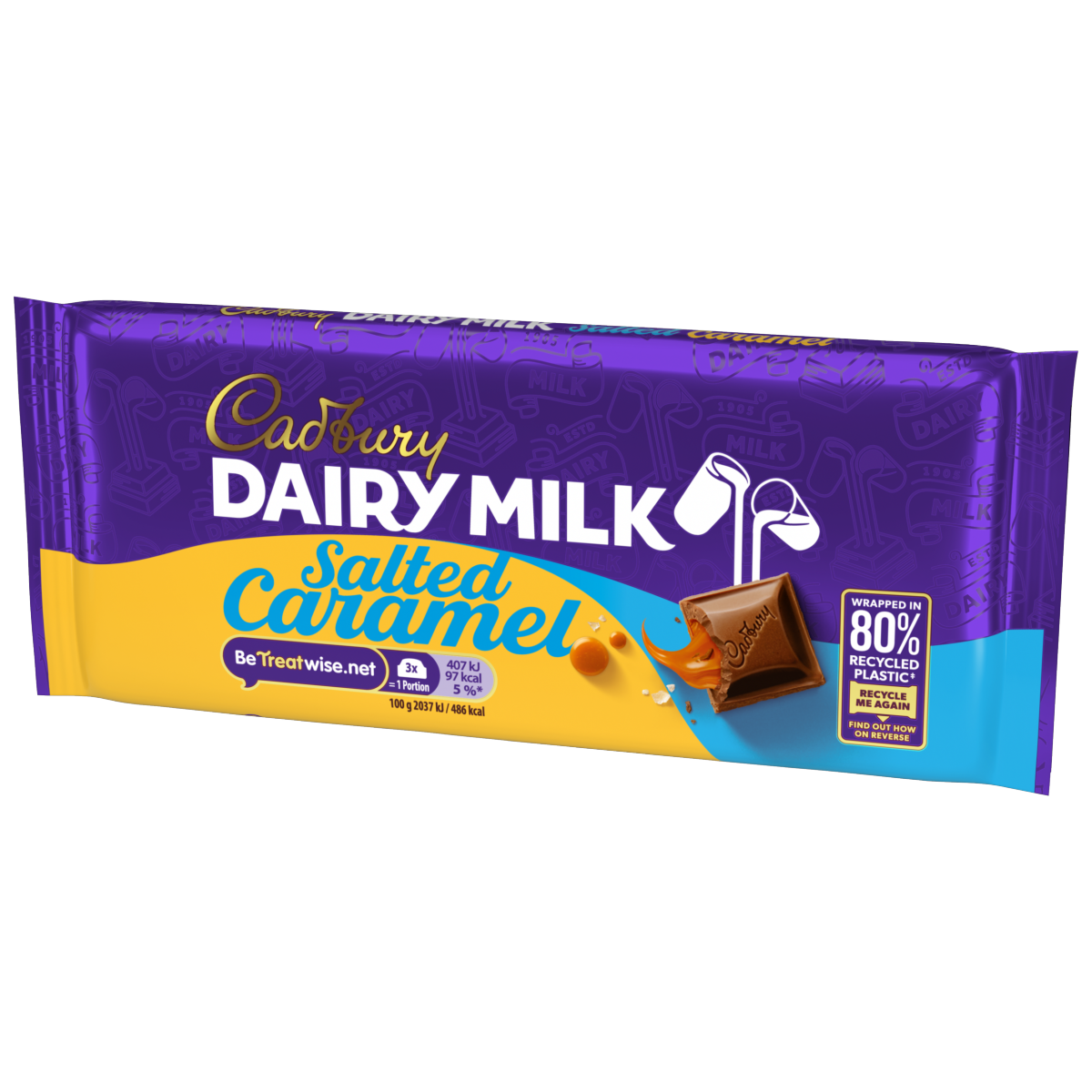 Cadbury Dairy Milk Salted Caramel Chocolate Bar 120g