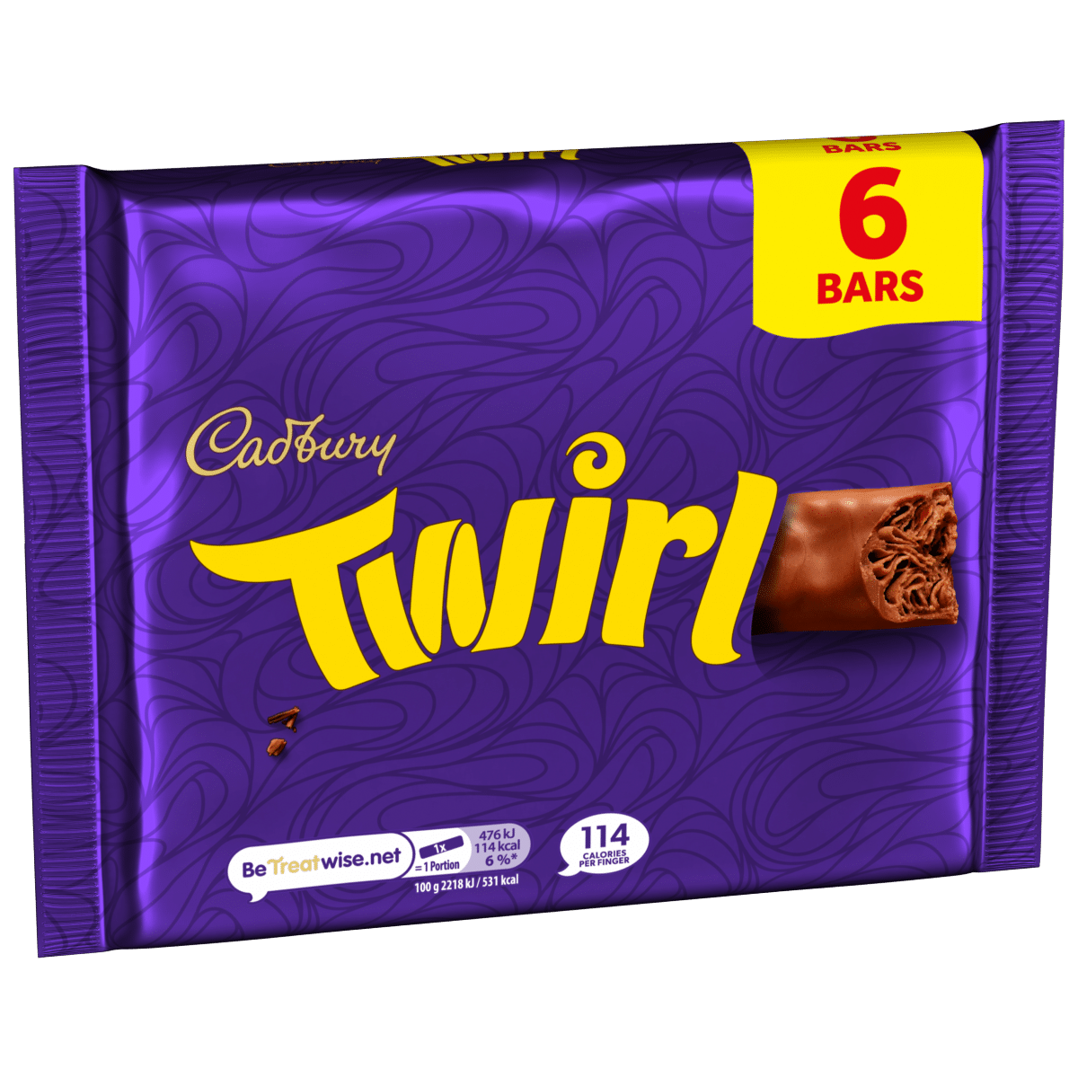 Cadbury Twirl Milk Chocolate 3 Pack Multipack 129 g