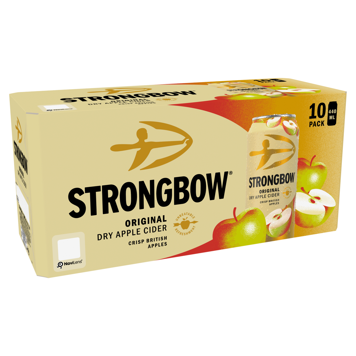 Strongbow Original Dry Apple Cider Cans 10 x 440ml