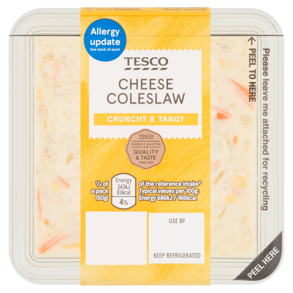 Tesco Cheese Coleslaw 300g
