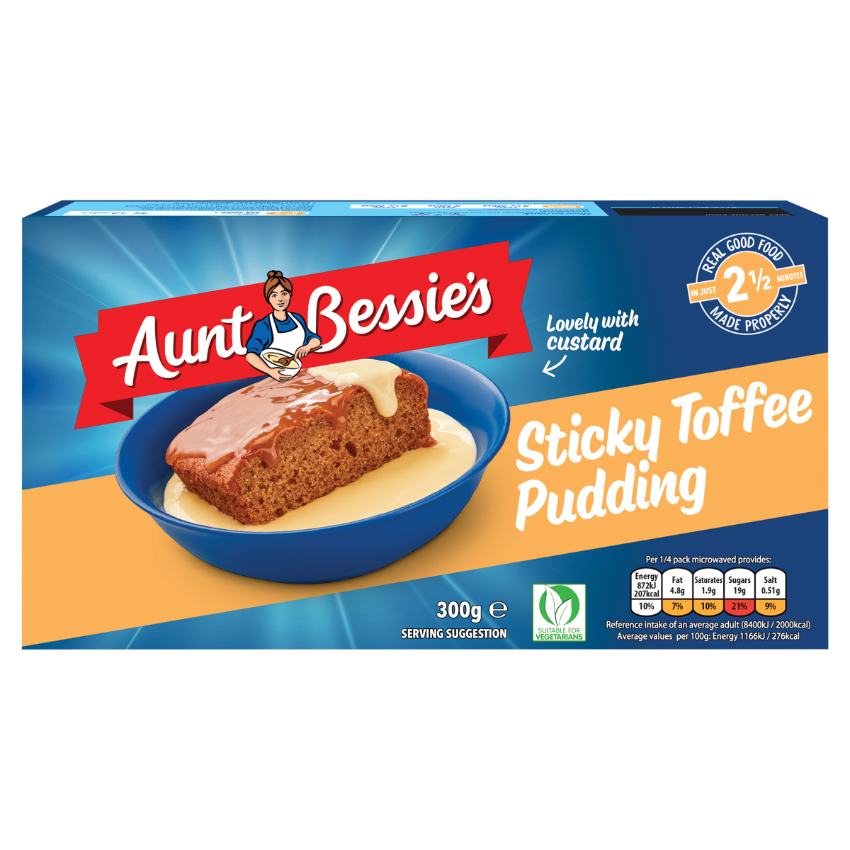 Aunt Bessie’s Sticky Toffee Pudding 300g