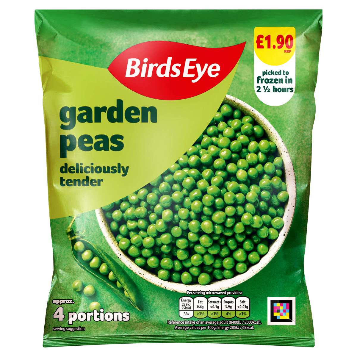 Birds Eye Garden Peas 375g