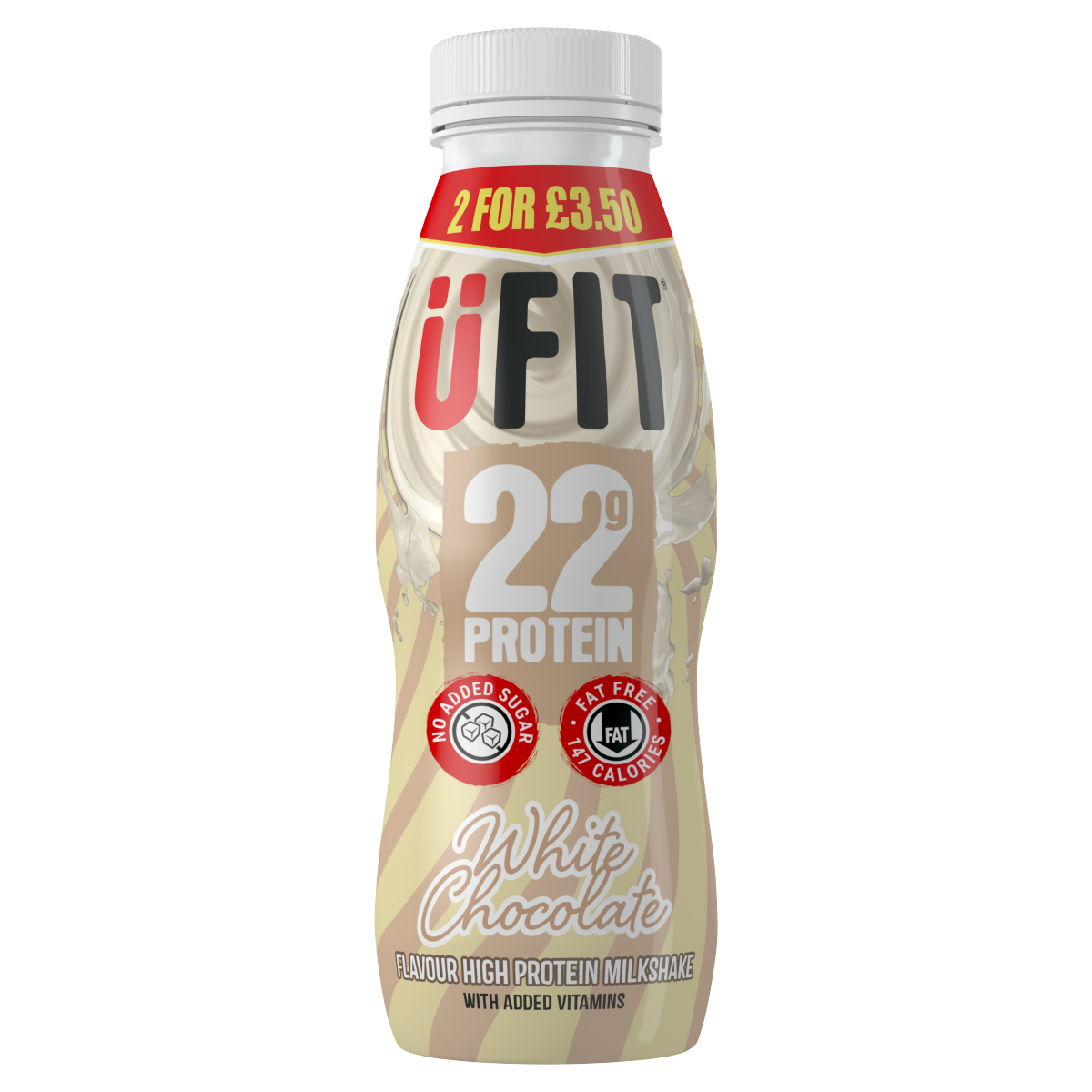 ÜFIT White Chocolate Flavour High Protein Milkshake 310ml