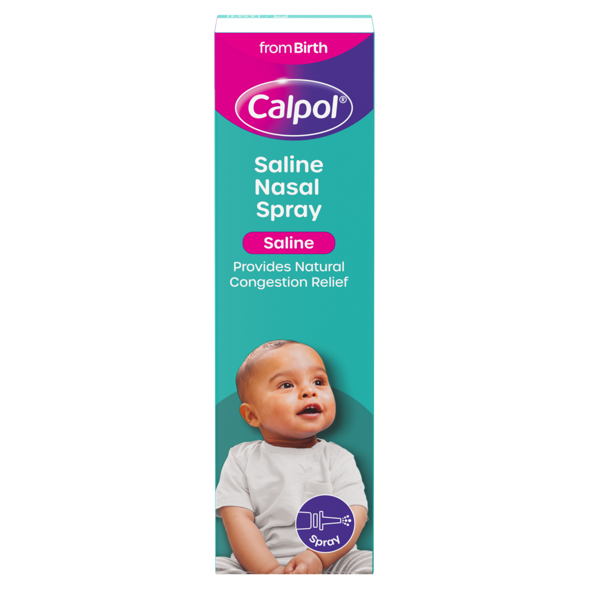Calpol Saline Nasal Spray Congestion Relief From Birth 15ml