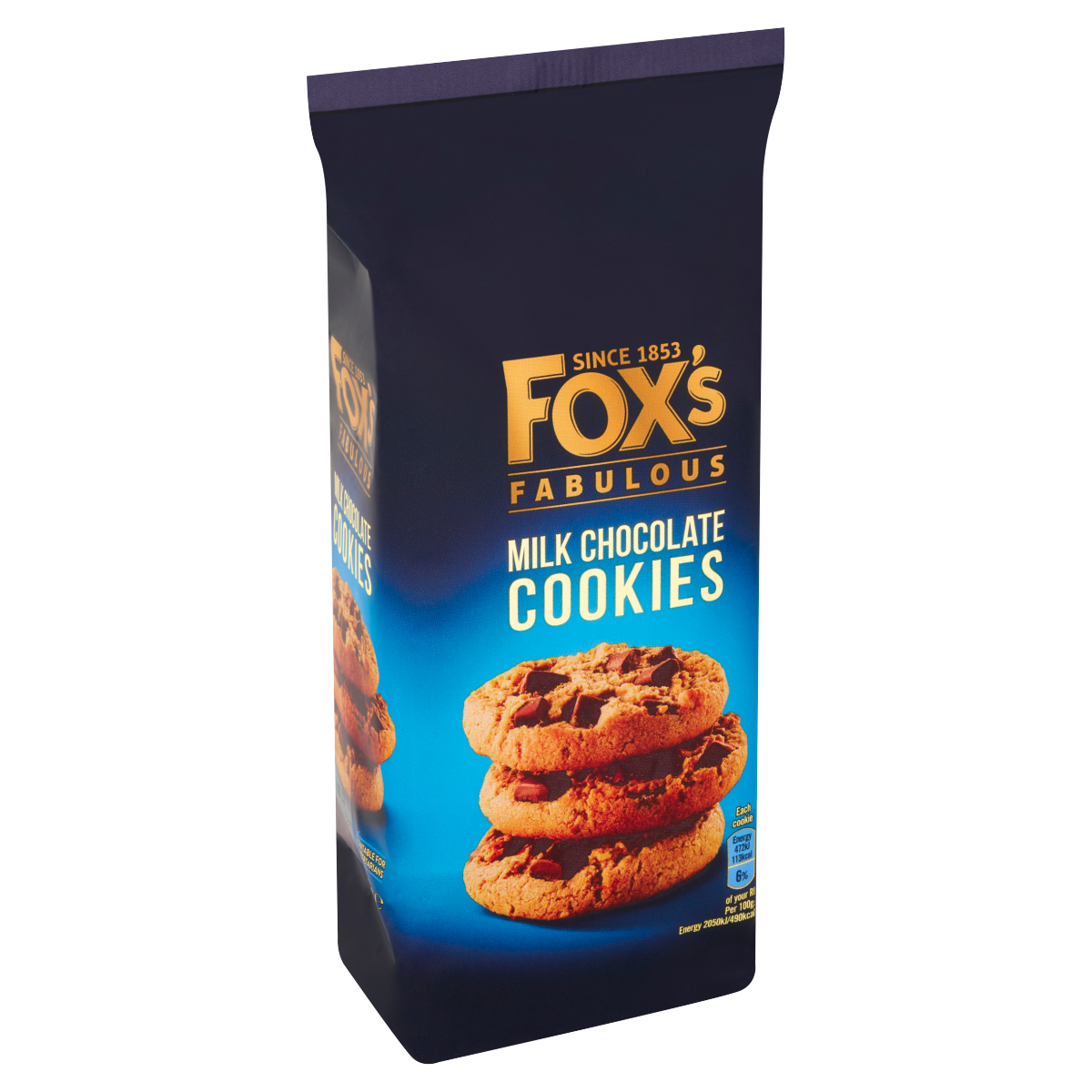 Fox’s Fabulous Milk Chocolate Cookies 180g