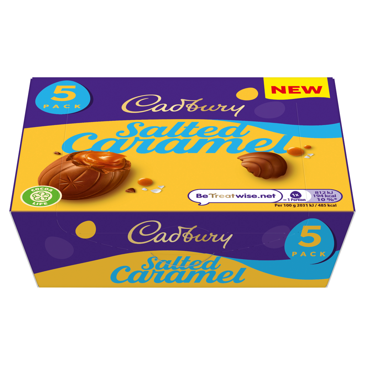 Cadbury Salted Caramel 5 x 40g (200g)