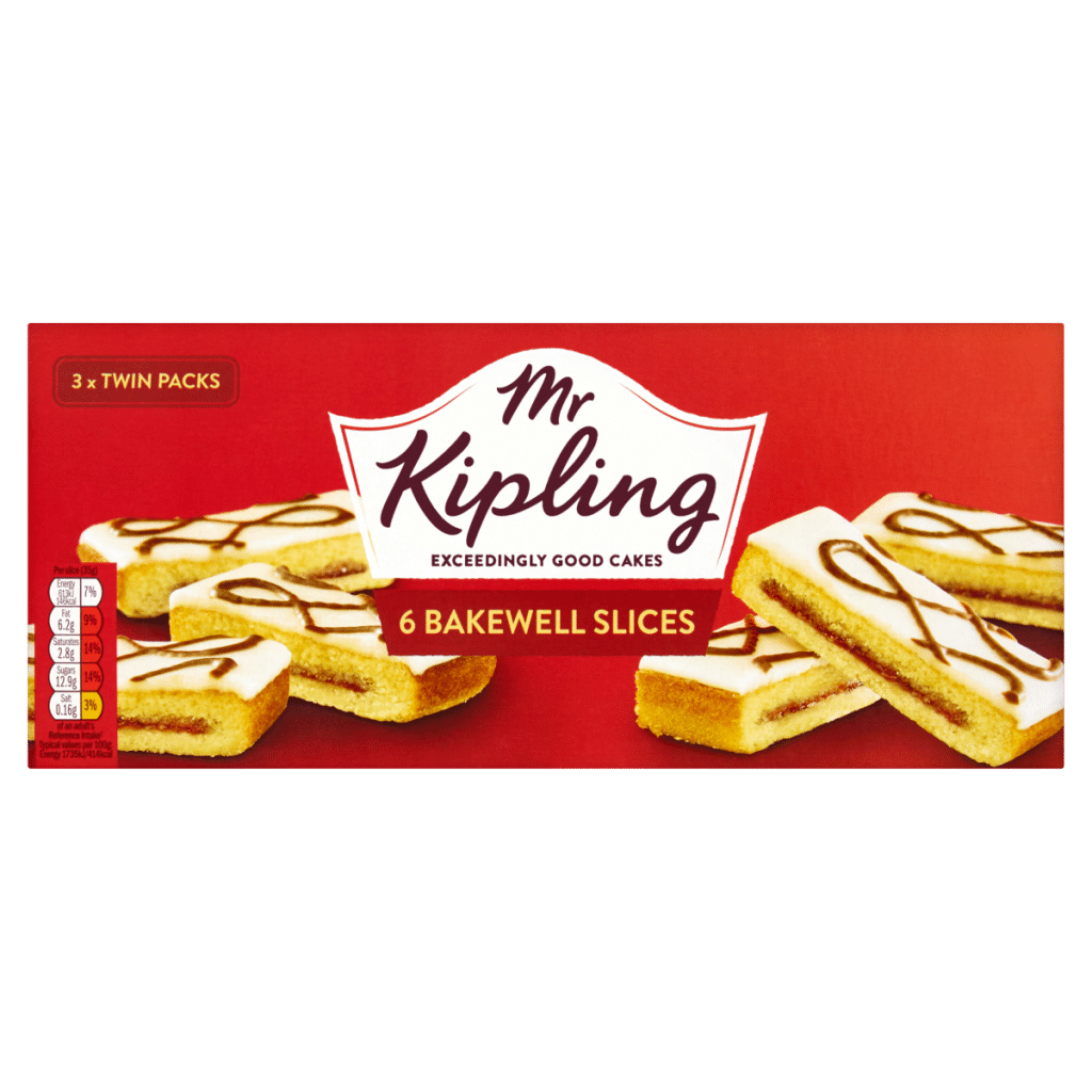 Mr Kipling 6 Bakewell Slices