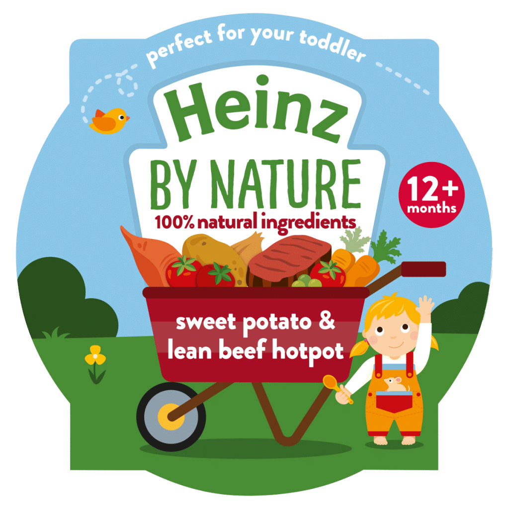 Heinz By Nature Sweet Potato & Lean Beef Hotpot Baby Food Tray 12+ Months 200g
