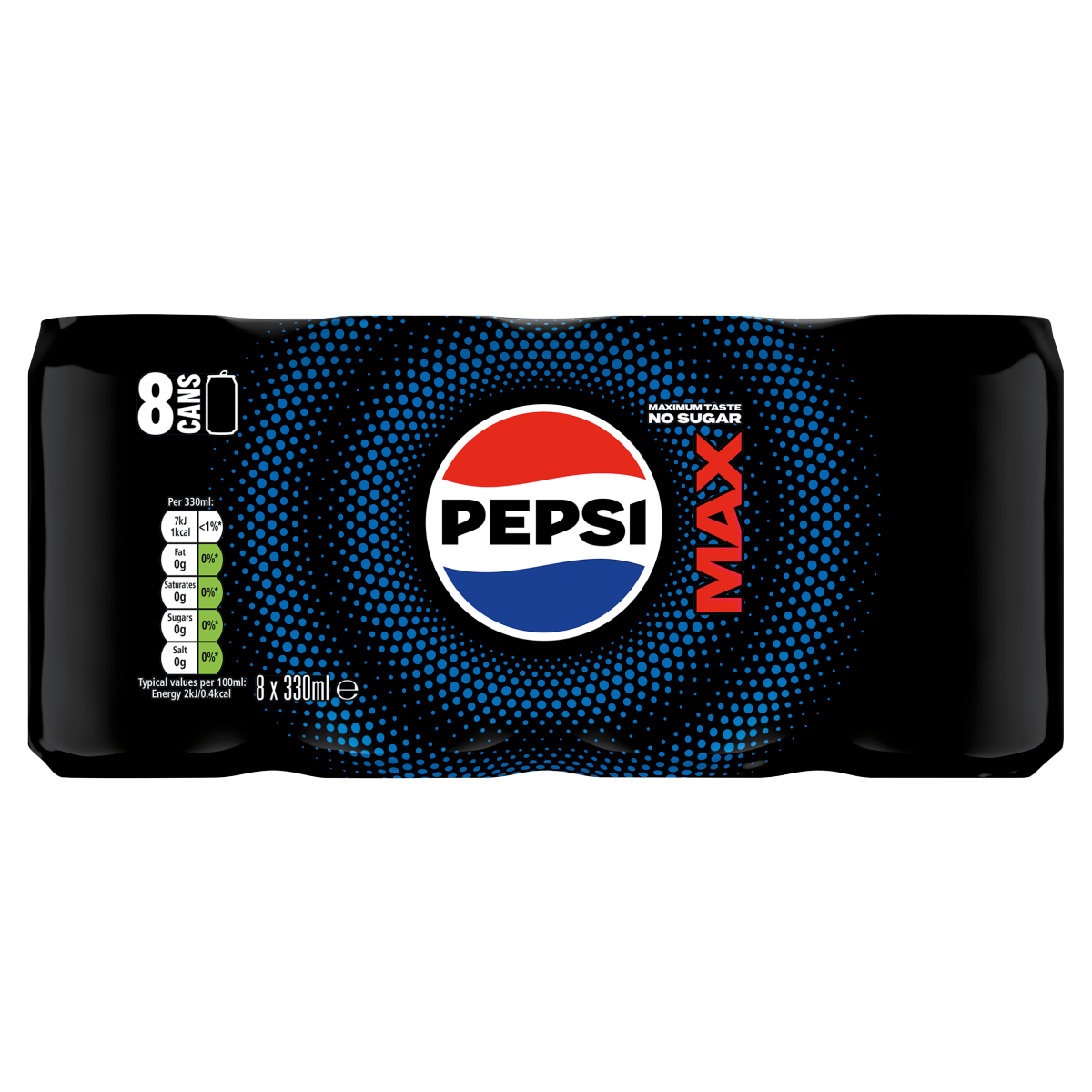 Pepsi Max 8 x 330ml