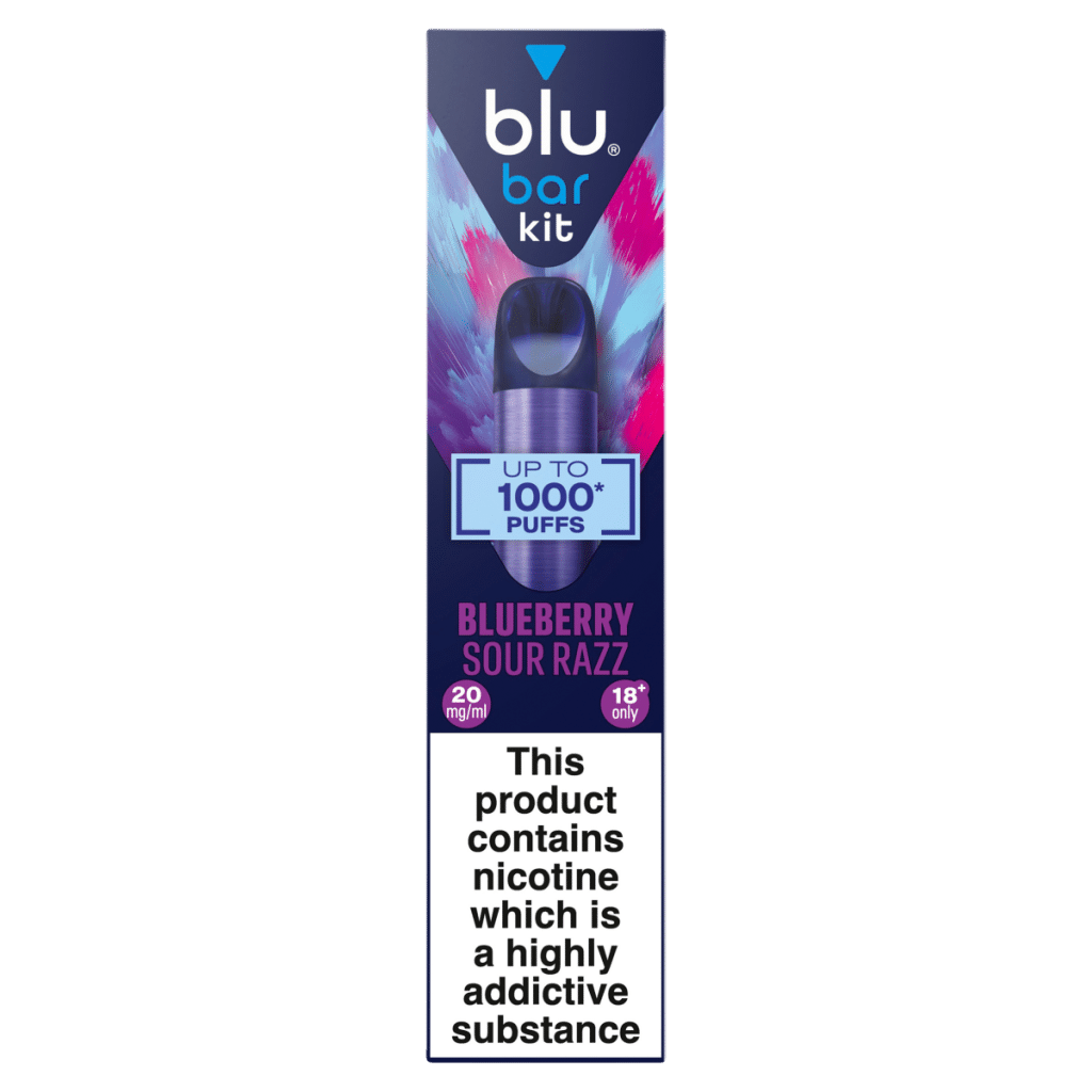 blu bar kit Blueberry Sour Razz 20mg/ml
