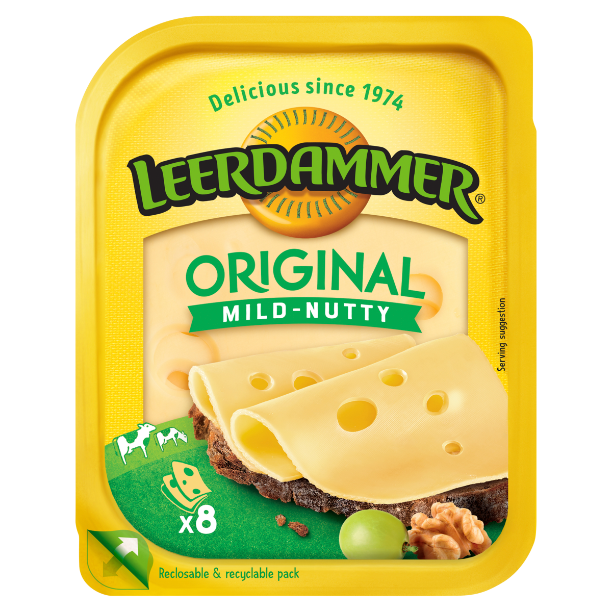 Leerdammer 8 Original Mild-Nutty 160g