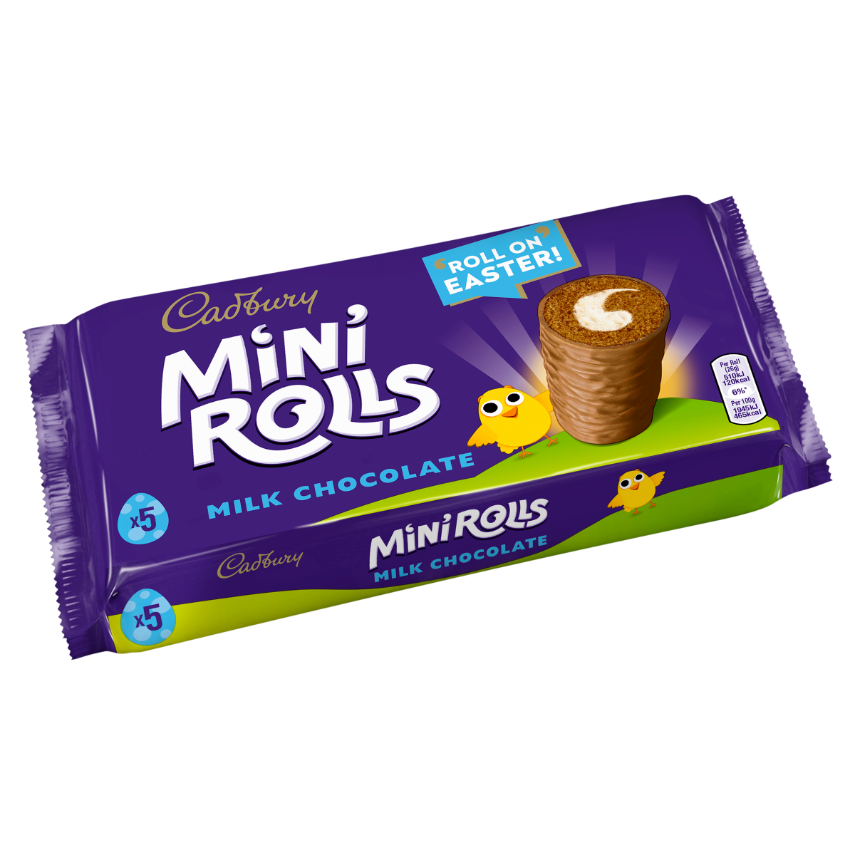 Cadbury 5 Milk Chocolate Mini Rolls