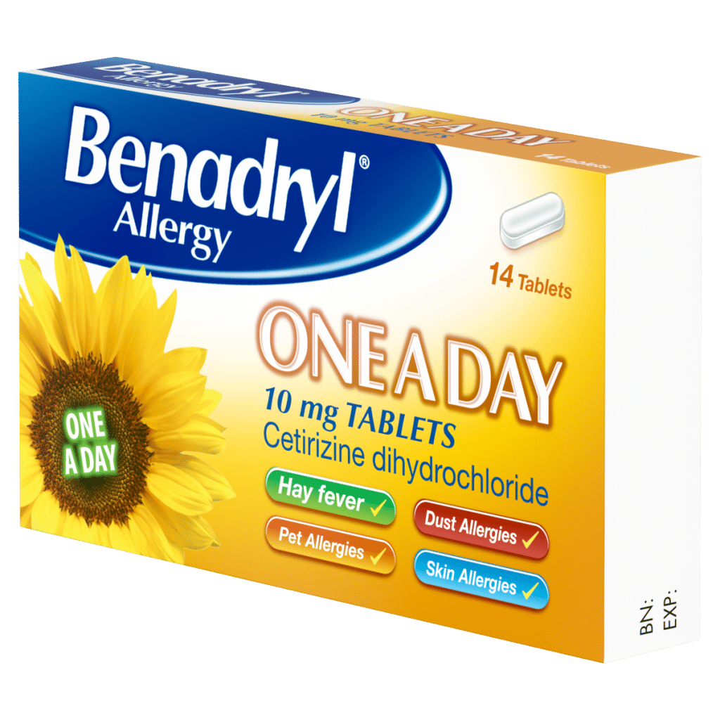 BENADRYL 1-A-DAY 10MG 14TABS G