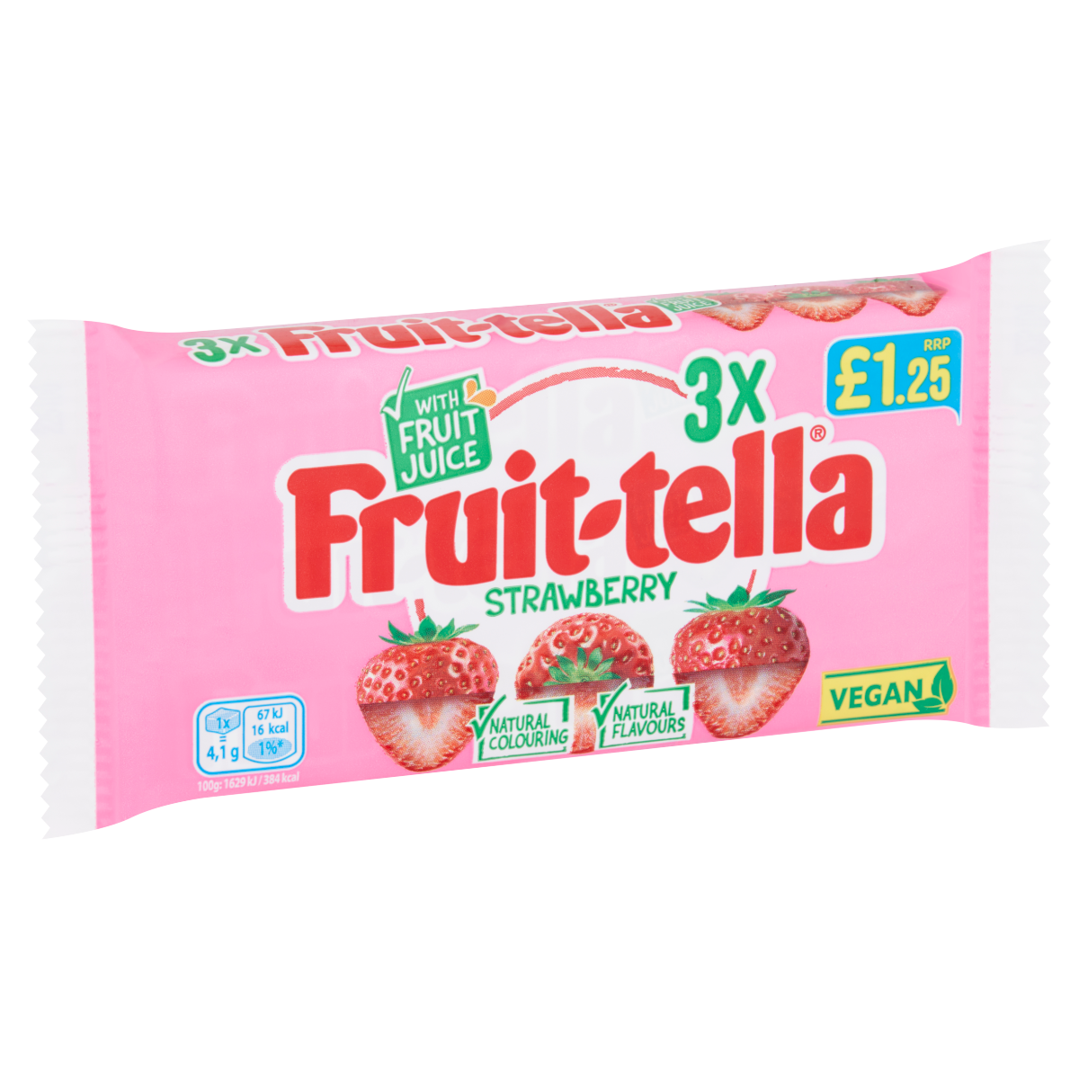 Fruit-tella Strawberry 3 x 41g