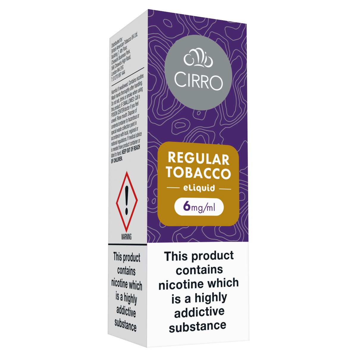 Cirro eLiquid Regular Tobacco 6mg/ml