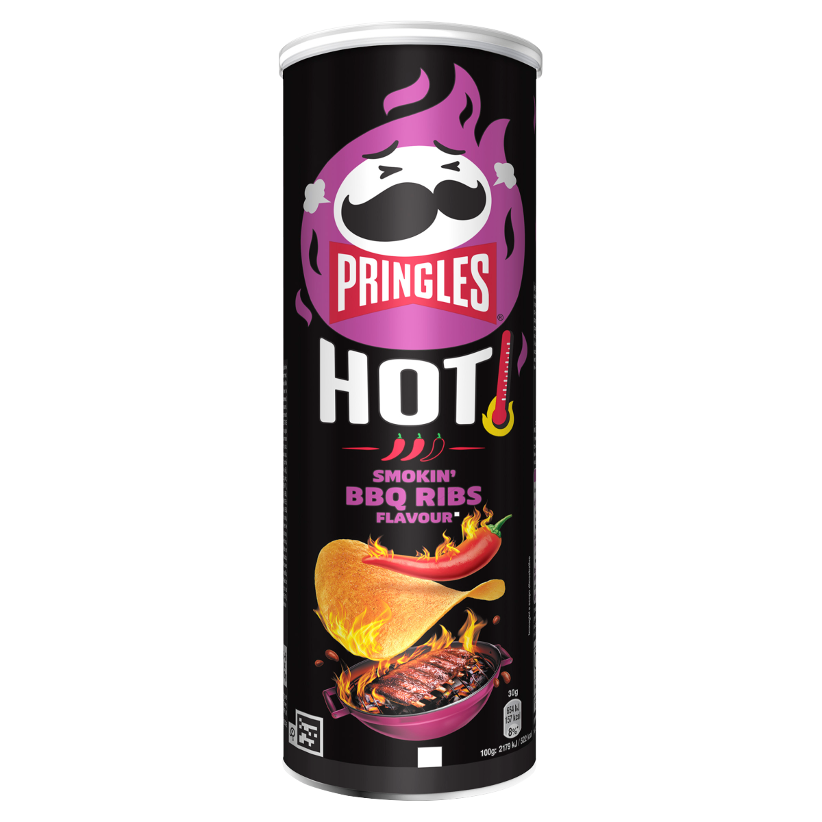 Pringles Hot Smokin BBQ Ribs Flavour 160g