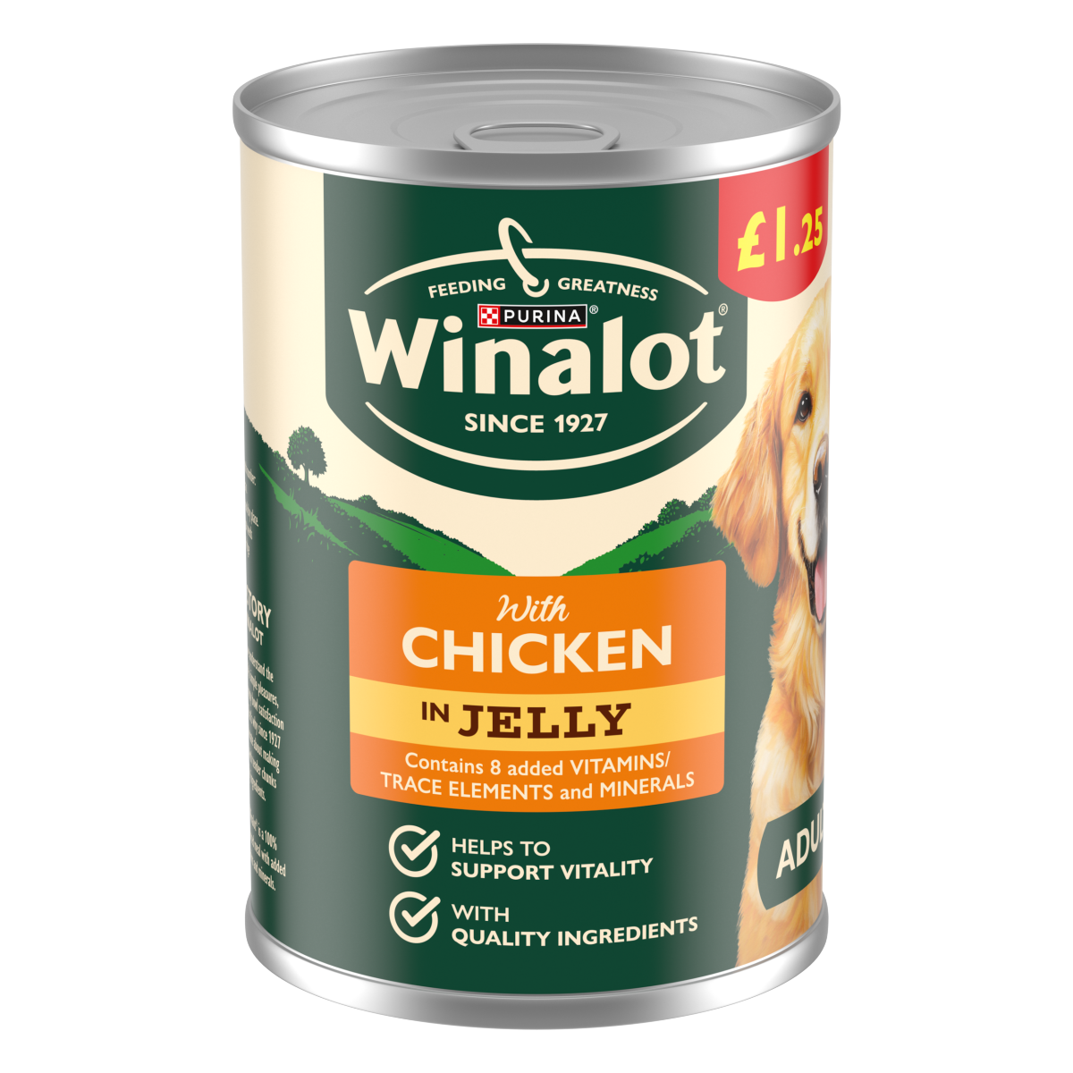 WINALOT Classics Mixed in Jelly Chicken Wet Dog Food 400g PMP
