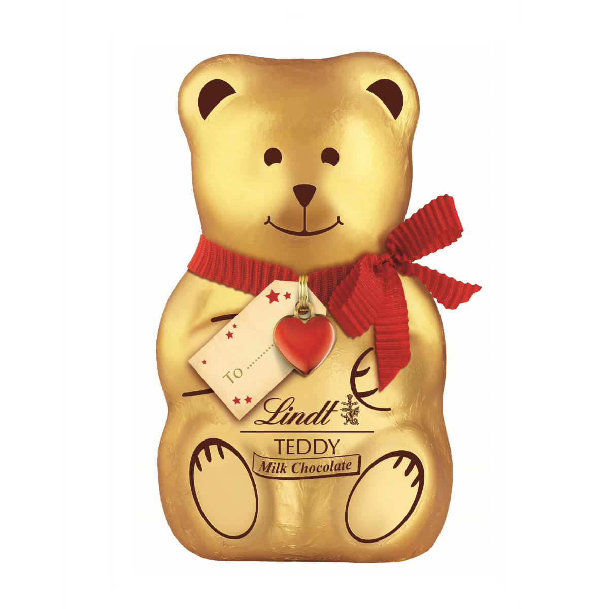 Lindt Teddy Milk Chocolate with Gift Tag 100g