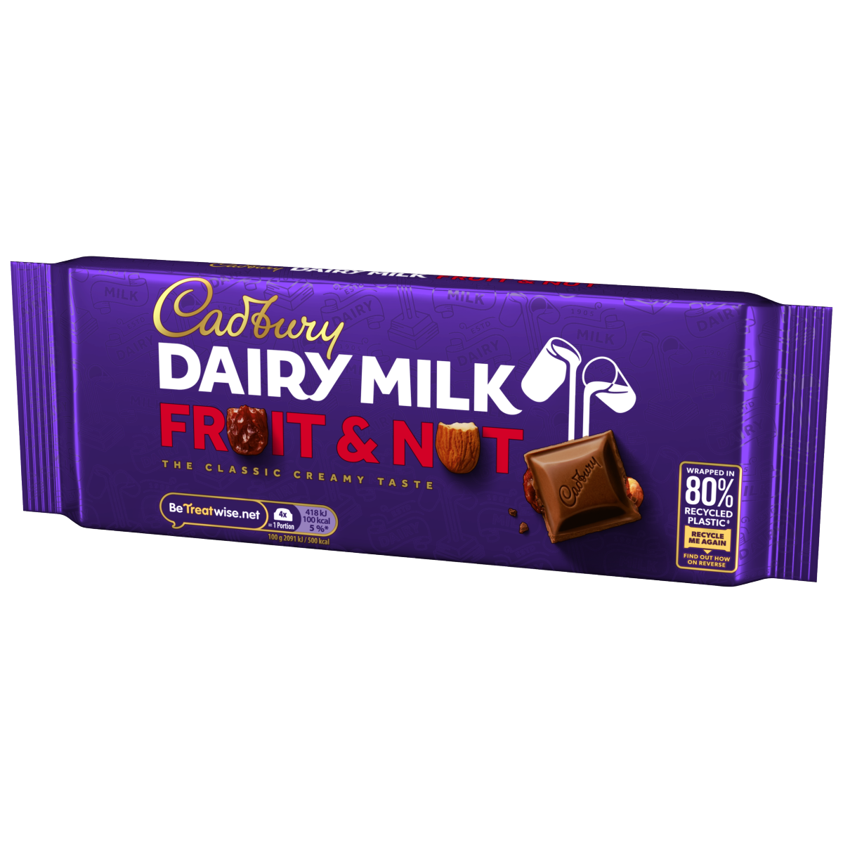 Cadbury Dairy Milk Fruit and Nut Chocolate Bar 180 g
