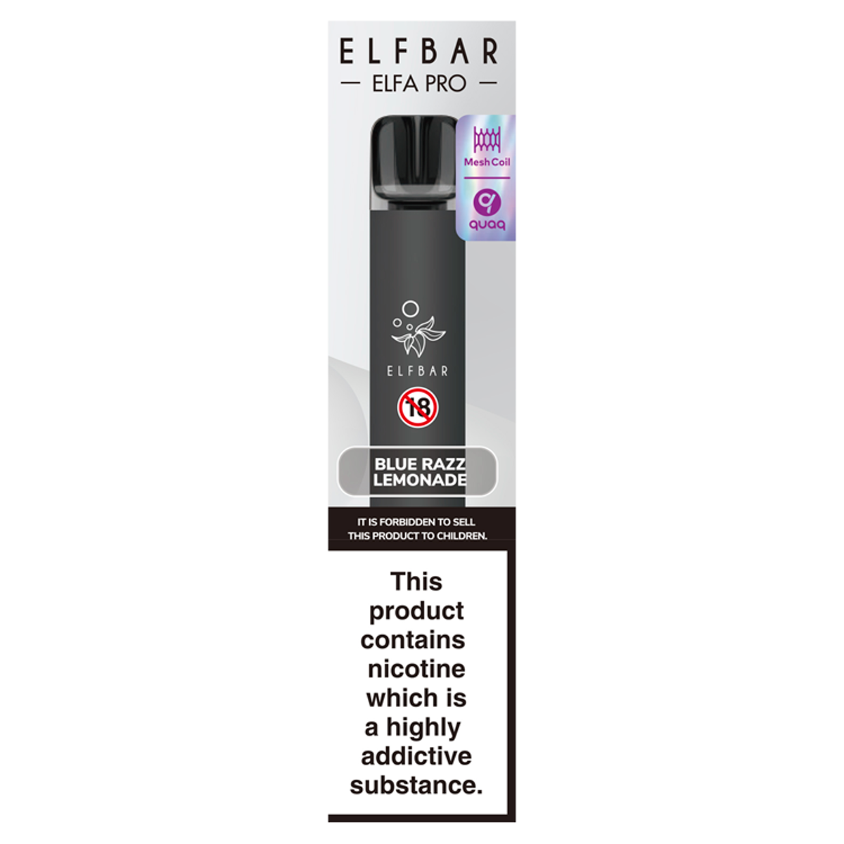 Elfbar Elfa Pro Blue Razz Lemonade Prefilled Pod Kit