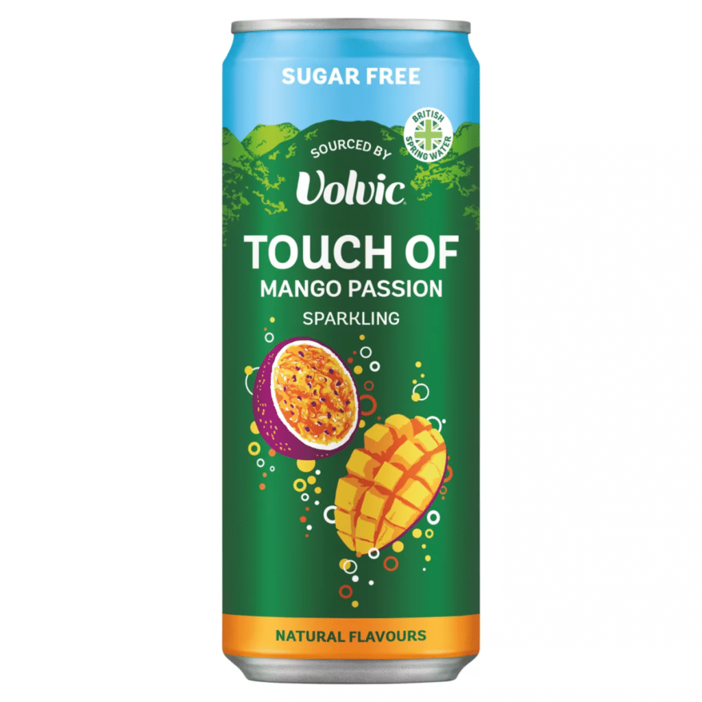 Volvic Touch of Mango Passion Sparkling Sugar Free Flavoured Water Multipack 330ml