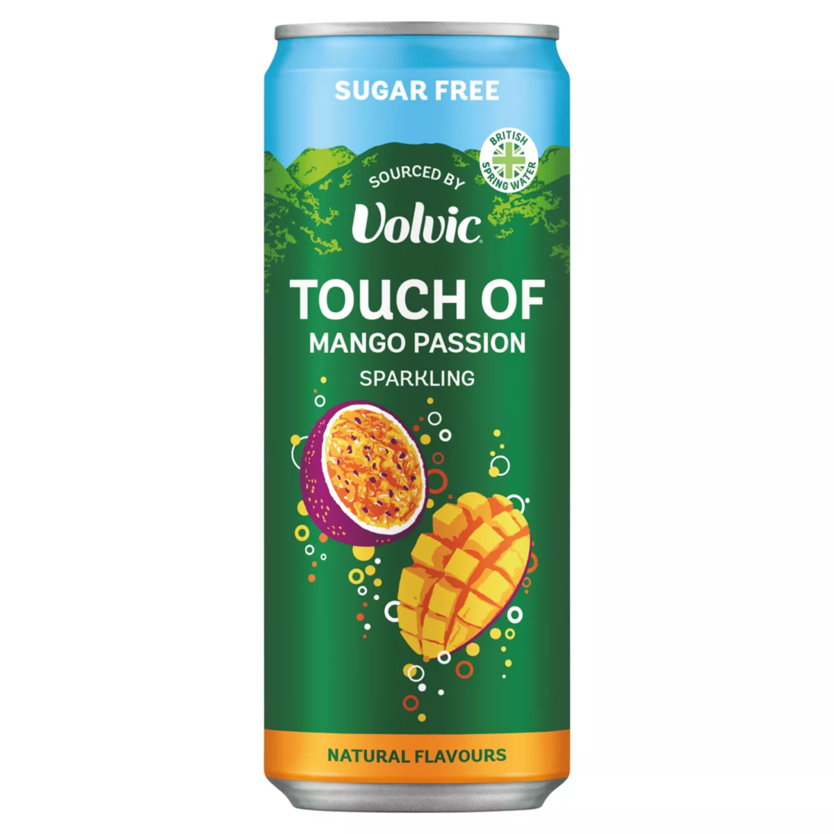 Volvic Touch of Mango Passion Sparkling Sugar Free Flavoured Water Multipack 330ml