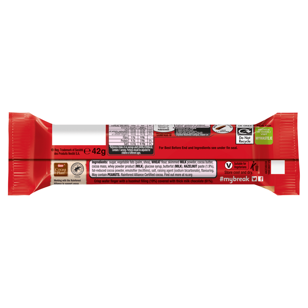 KitKat Chunky Hazelnut Cream 42g