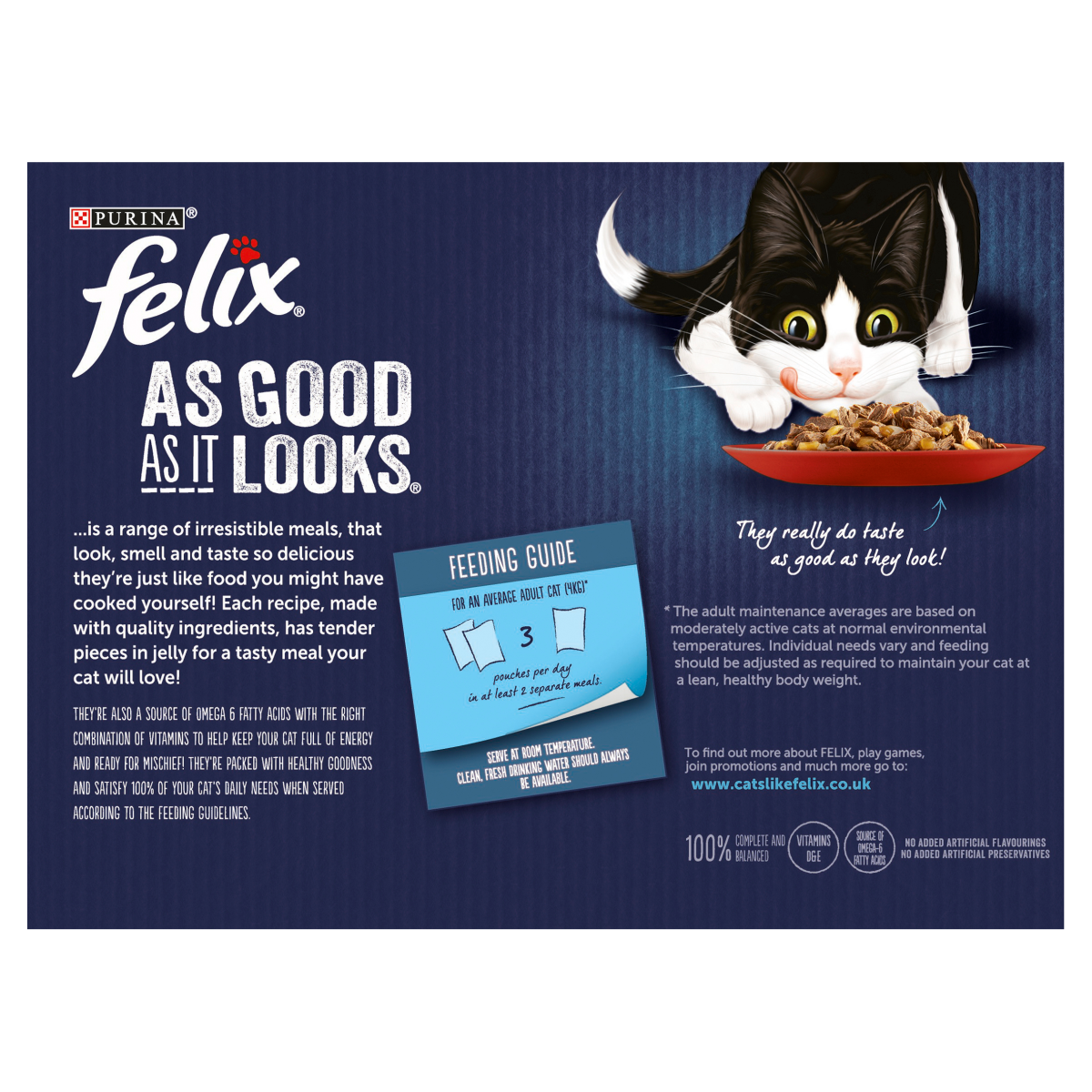 FELIX AS GOOD AS IT LOOKS Meaty Selection in Jelly Wet Cat Food 12x100g