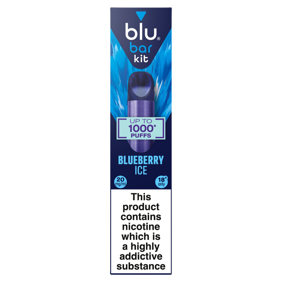 blu bar kit Blueberry Ice 20mg/ml