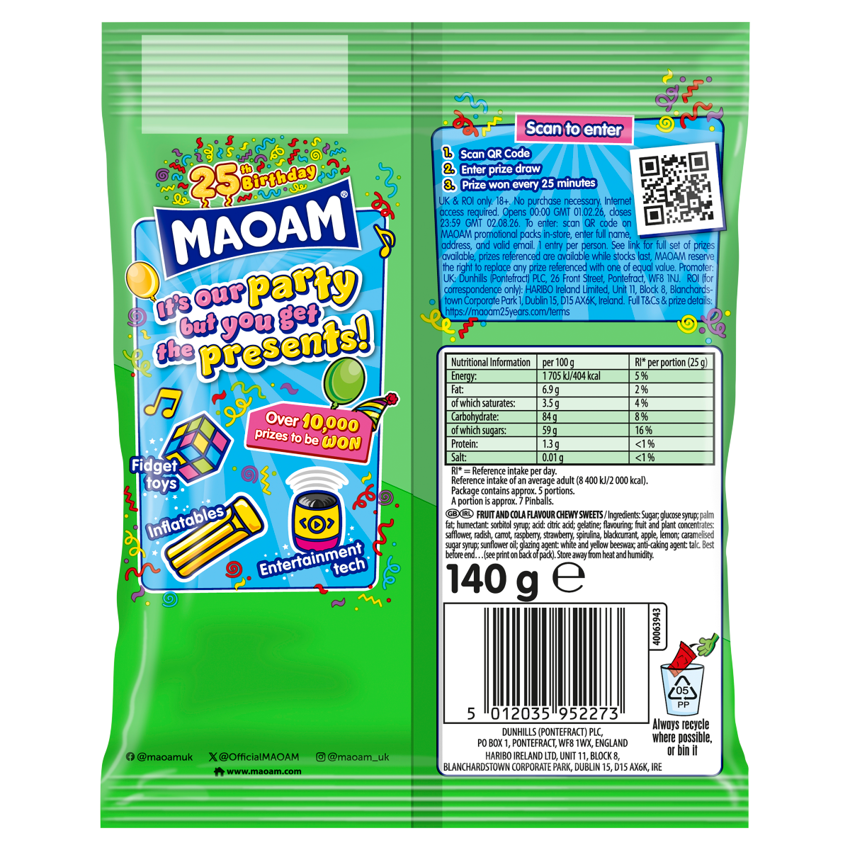 MAOAM Pinballs 140g