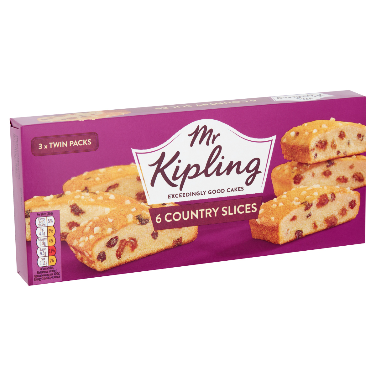 Mr Kipling 6 Country Slices