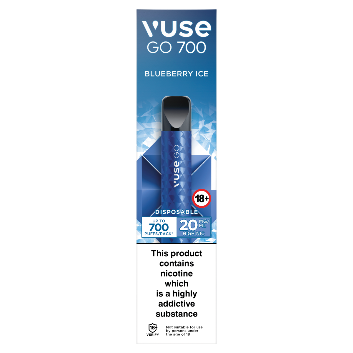 Vuse Go Blueberry Ice Disposable 20mg/ml