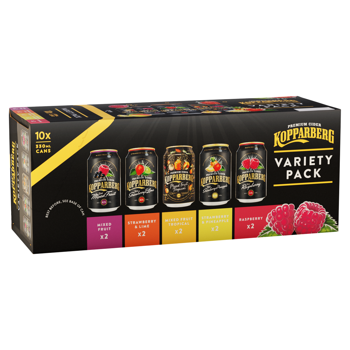 Kopparberg Premium Cider Variety Pack 10 x 330ml