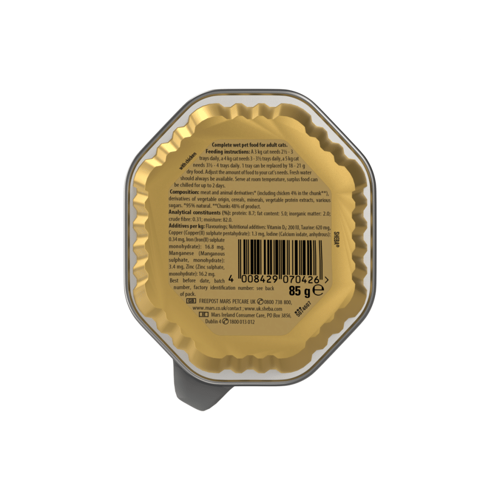 SHEBA® Select Slices Adult Wet Cat Food with Chicken in Gravy 85g Tray