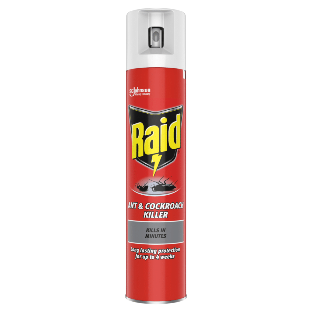 Raid Ant & Cockroach Insect Killer Aerosol Spray 300ml