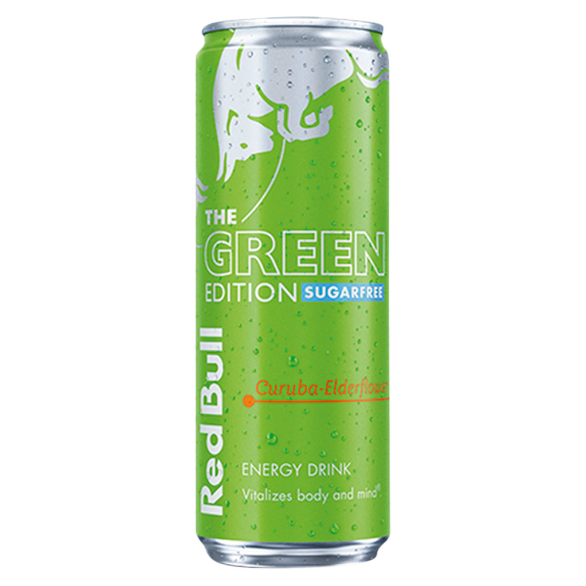 Red Bull The Green Edition Sugar Free Curuba & Elderflower Energy Drink 355ml