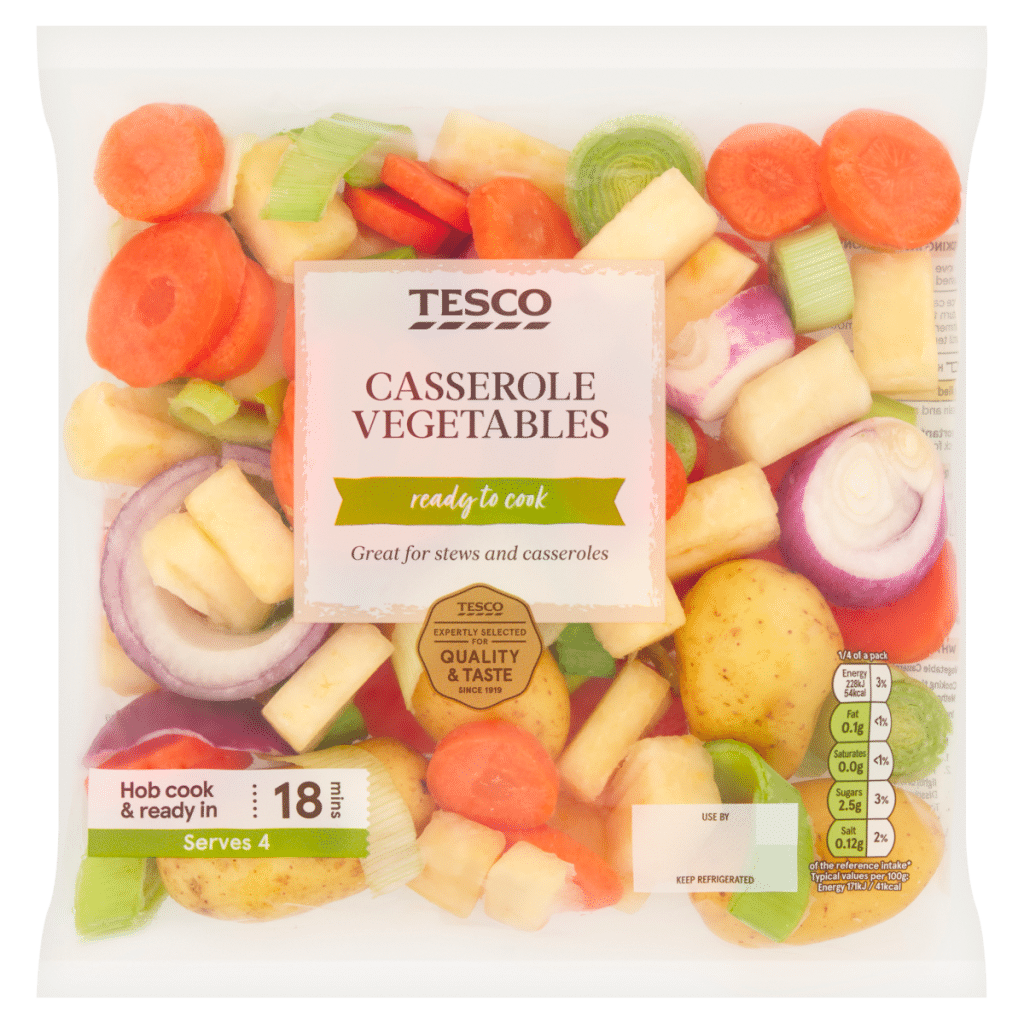 Tesco Casserole Vegetables 600g