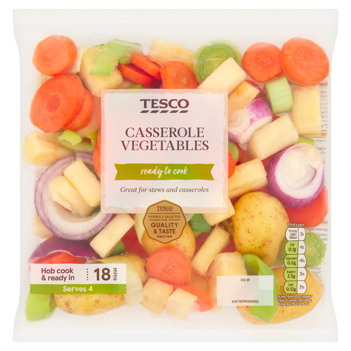 Tesco Casserole Vegetables 600g