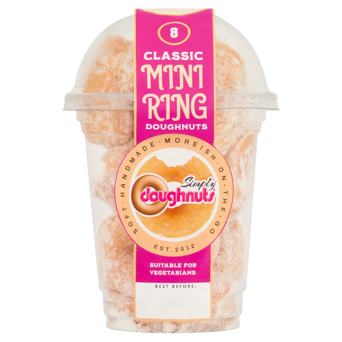 Simply Doughnuts 8 Classic Mini Ring Doughnuts