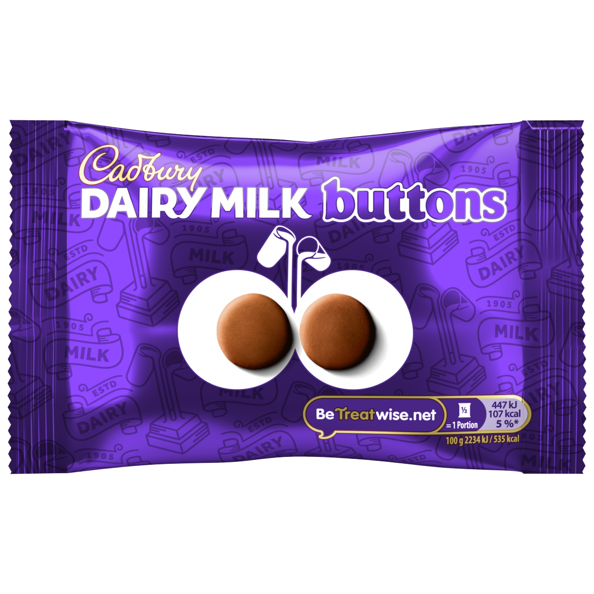 Cadbury Dairy Milk Chocolate Buttons Bag 40g
