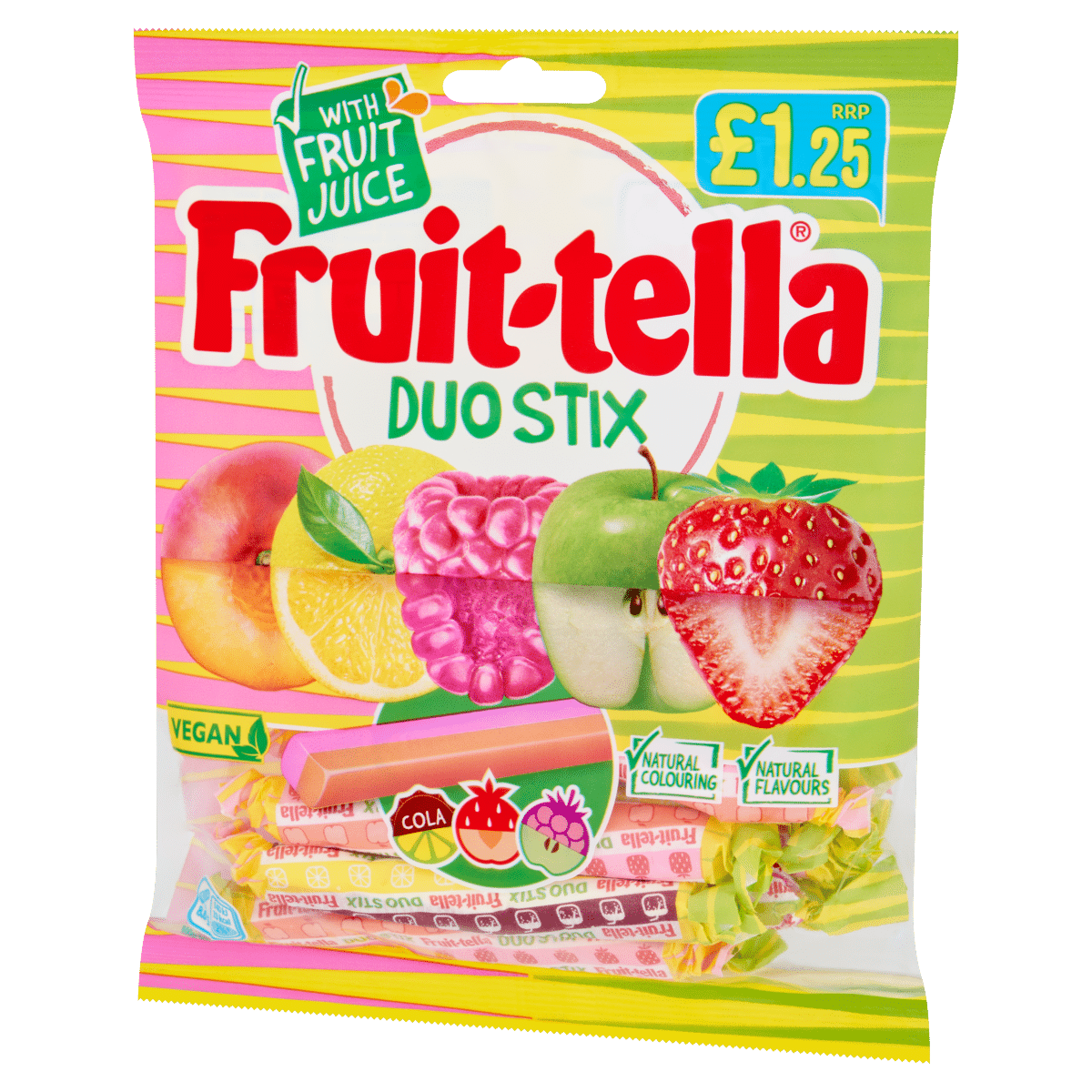 Fruit-tella Duo Stix 135g