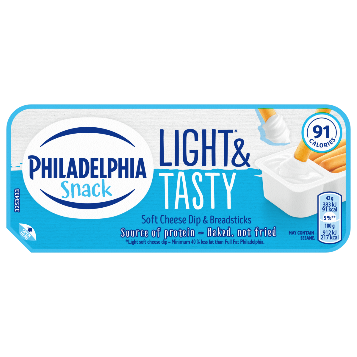 Philadelphia Light Cream Cheese-dip 42 Gr