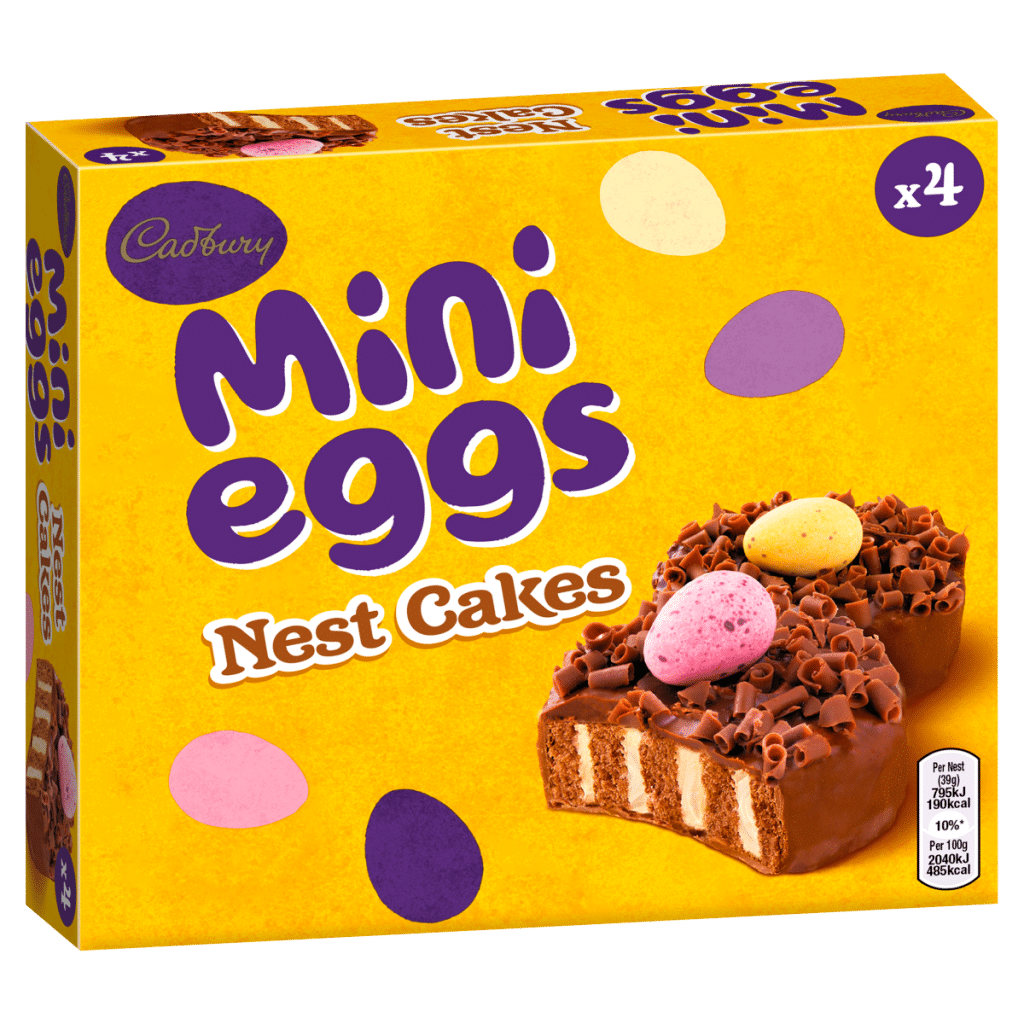 Cadbury 4 Mini Eggs Nest Cakes