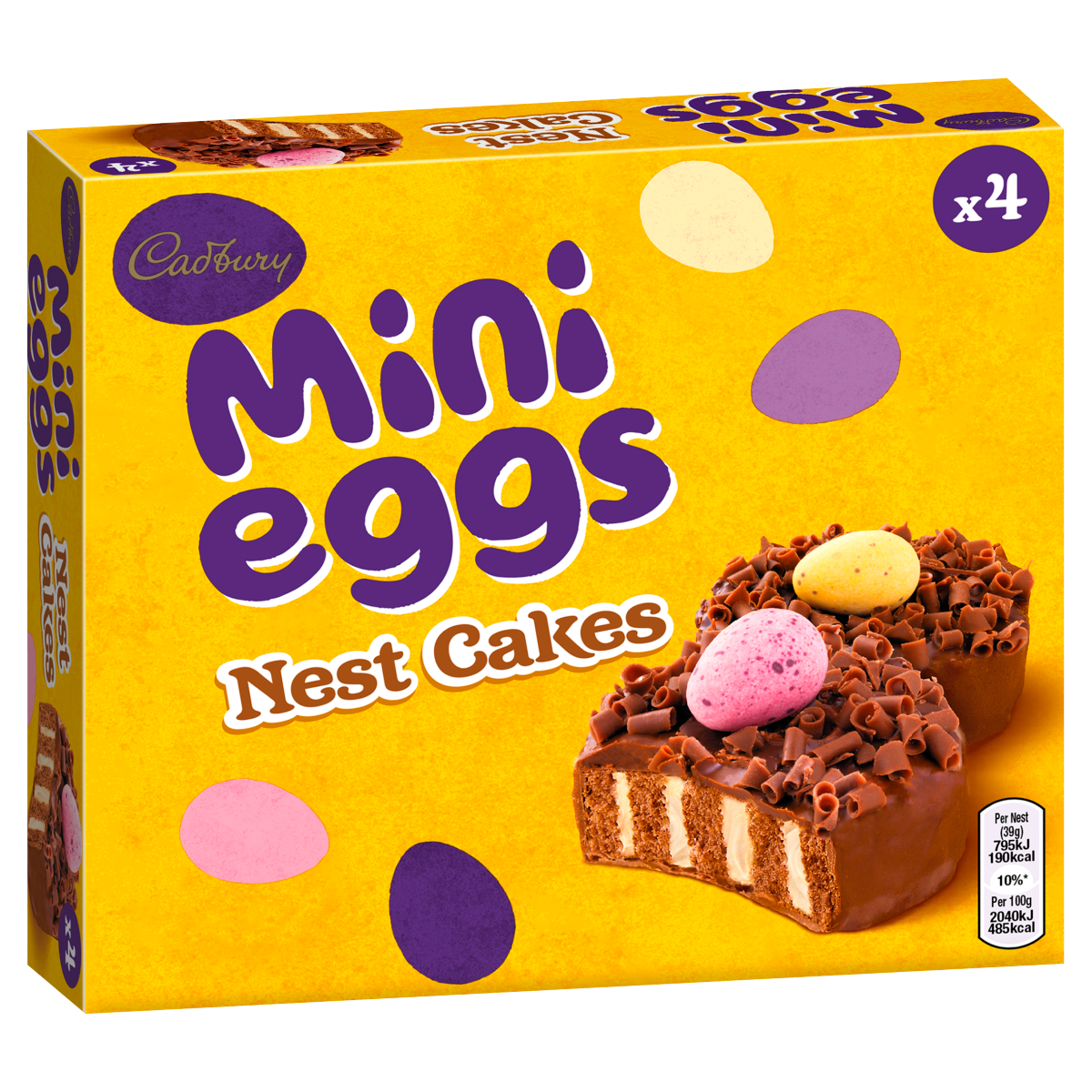 Cadbury 4 Mini Eggs Nest Cakes