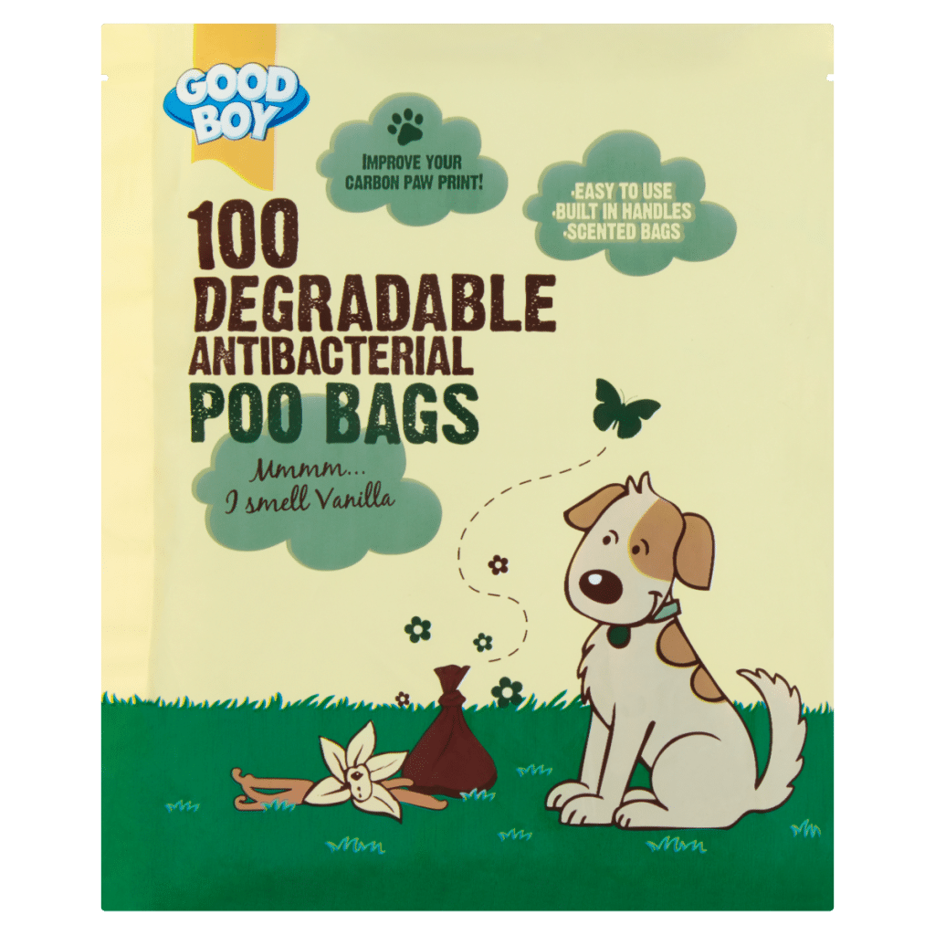 Good Boy 100 Degradable Antibacterial Poo Bags