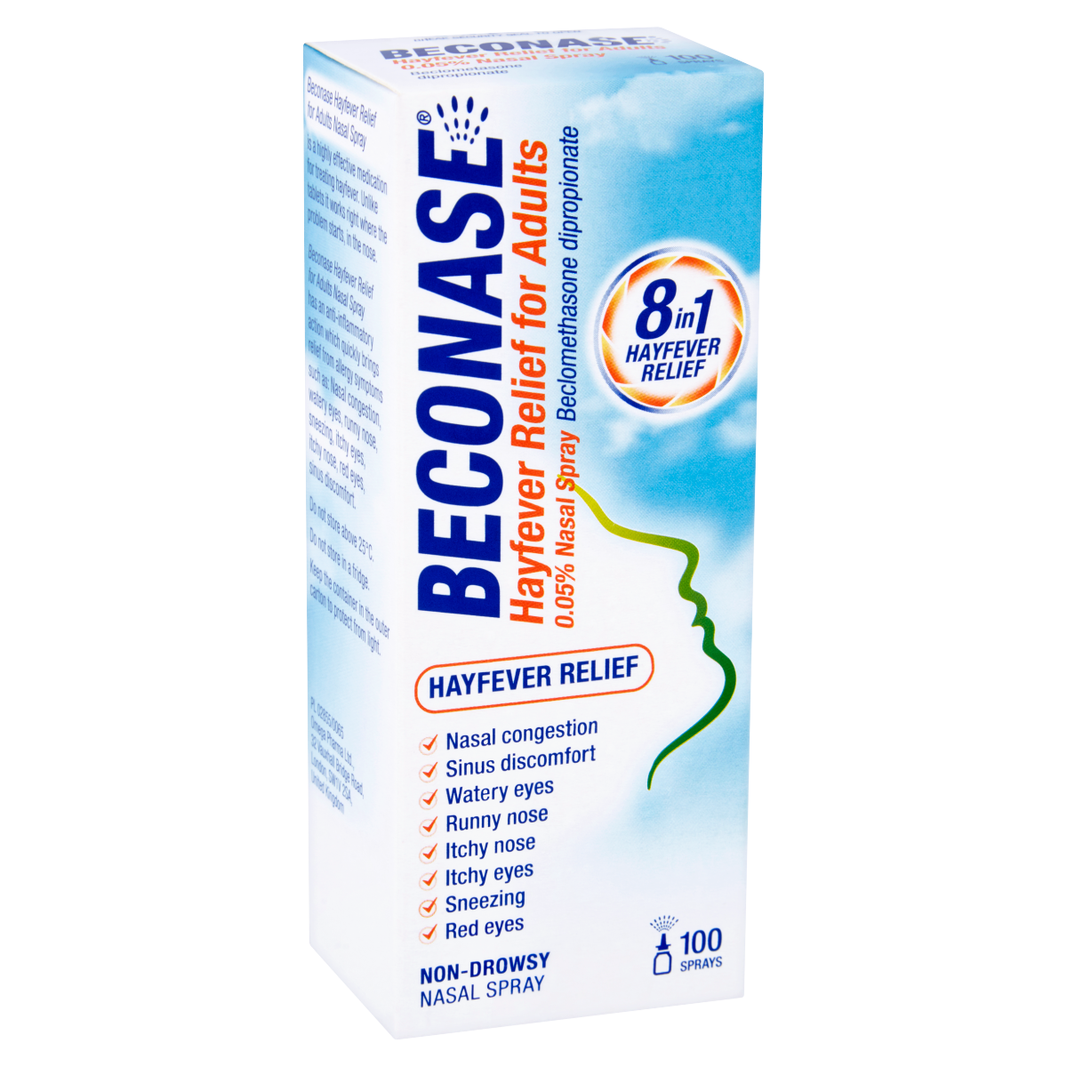 Beconase Hayfever Relief for Adults 0.05% Nasal Spray